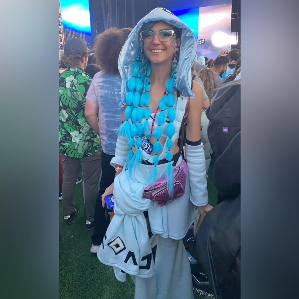 Women’s Custom Handmade Porter Robinson Potaro Rave Festival Outfit Set - Picture 9 of 9